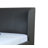 Lenyx Vegan Leather Upholstered Low Profile Platform Bed in Graphite-283298071-283298068