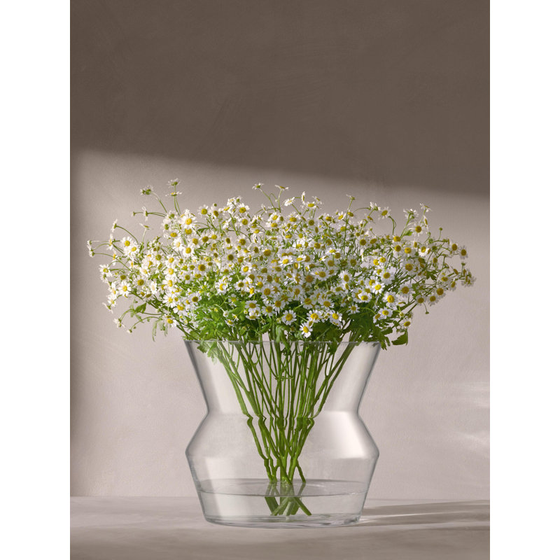 Sculpt Hurricane Candle Holder, 9" H x 10.25" W x 10.25" D, Clear