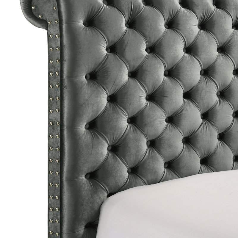 Luxurious 3pc Bed Set, Grey, Queen