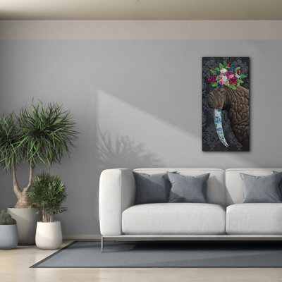  'China Walrus' by Heather Gauthier Art Canvas Wall Art, 20" x 40"