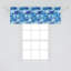 Ensemble de 2 cantonnières bleues Ambesonne-100789552