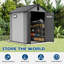 Remise de rangement extérieure en plastique-116723121