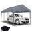 Carport Replacement Canopy Cover, Waterproof & UV Protected Tarp With 76 Elastic Buckles Suit For Garage Shelter, Frame Is Not Included-114653598