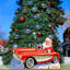 Décoration/figurine de jardin pour la maison de père noël