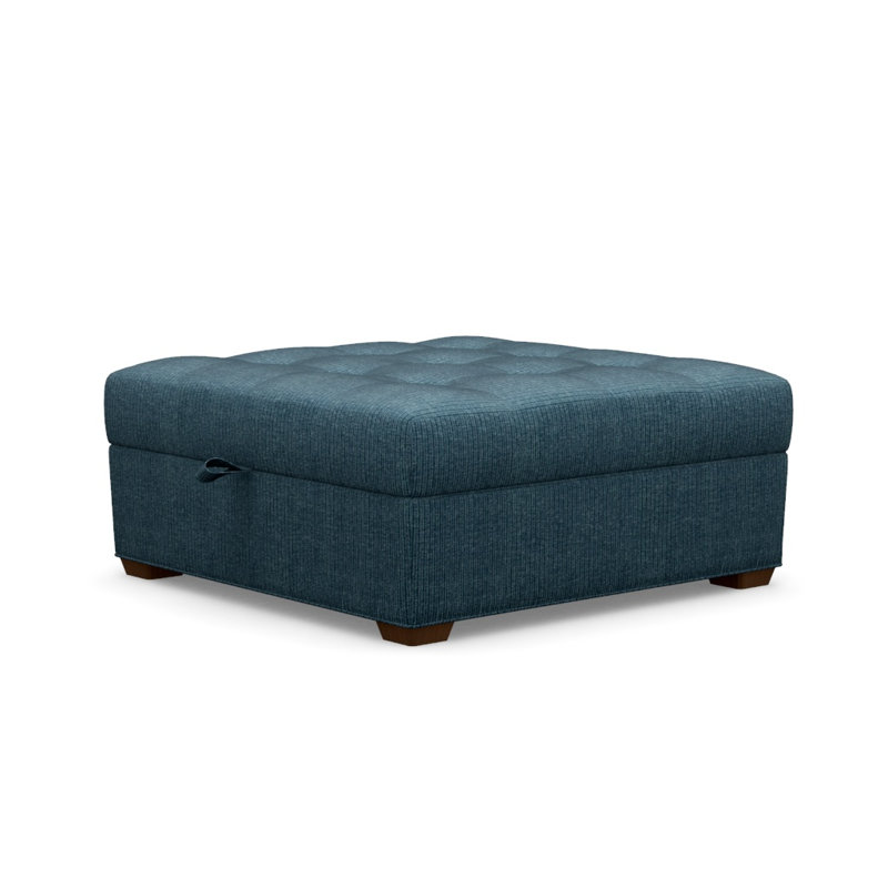 Baxter Square Ottoman, Walnut, Twale 721037
