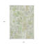 Tapis lavande 10 po x 14 po vert lavande et beige artichaut