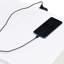 Table de chevet en bois ClickDecor Edmond avec station de charge USB