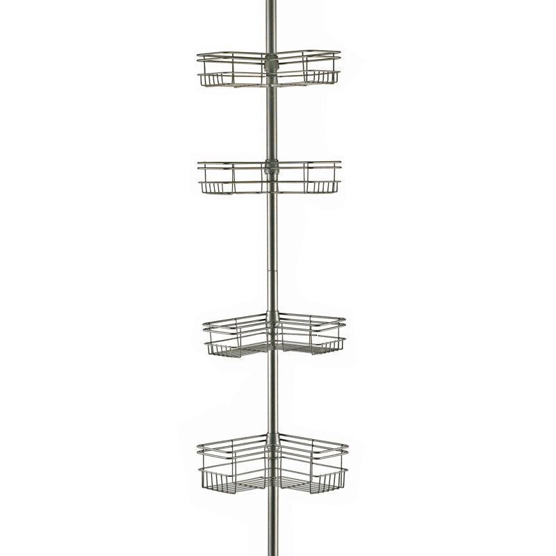 Serviteur de douche Padam Tension, Nickel satiné