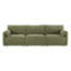 Canapé modulaire 3 pièces Bodhild 115,7 po Boucle-386246746
