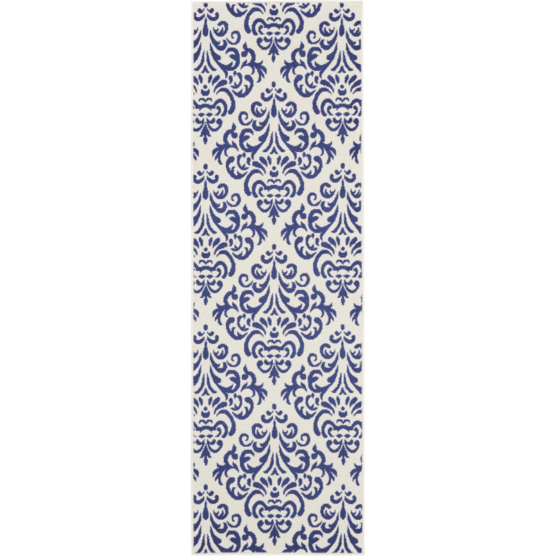 Florissant Damask Indoor Rug, Runner 2'3" x 7'6"
