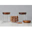 Fluted Glass Canister, Wood Lid-121607809