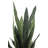 40" Artificial Snake Plant in Black Pot
