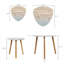 Ensemble de 2 tables basses gigognes Triangle