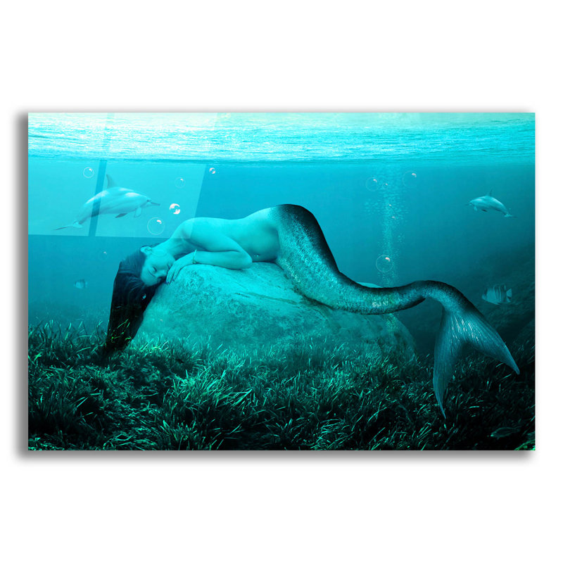 «Sleeping Mermaid» par Ata Alishahi, H 16 po x l 24 po x P 0,2 po