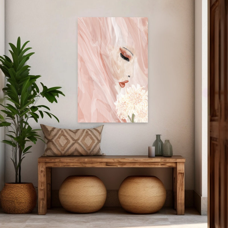Art mural moderne, romantique et romantique, H 48 po x l 32 po