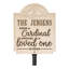 Cardinal Love Garden Personalized Lawn Plaque-1923472262-1923847056