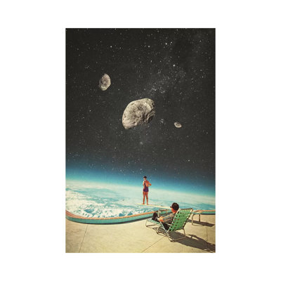 Summer with a Chance of Asteroids 1 Piece Wall Art on Canvas