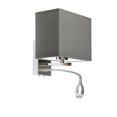 Audreena Steel Armed Sconce