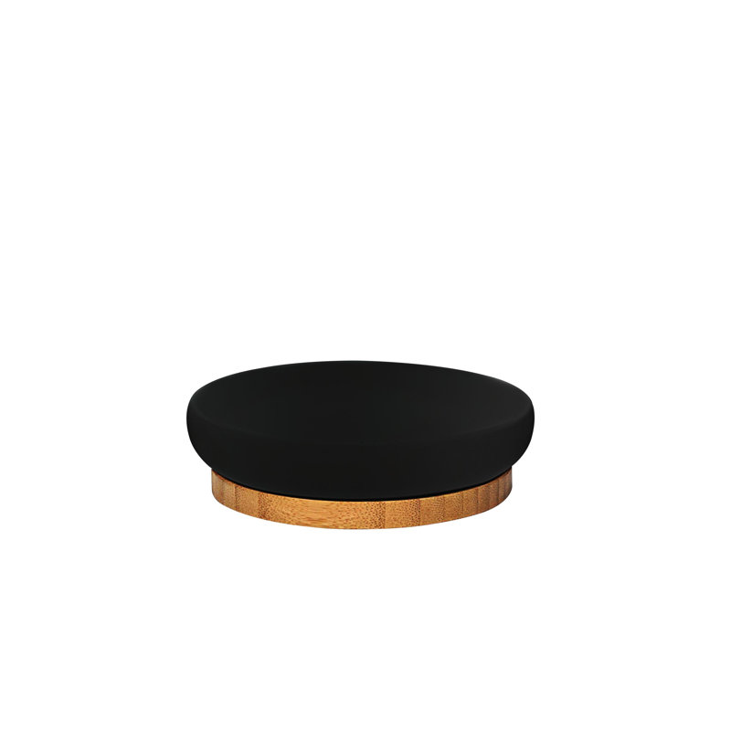 Ceramic / Porcelain Soap Dish, Black