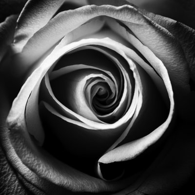 Macro Rose Flower - Wrapped Canvas Print