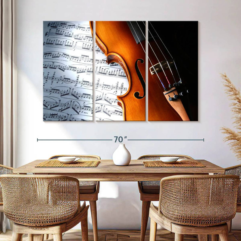 Violin Sheet Cosey, 28" H x 45" W