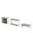 39" Grey And White Solid Console Table