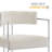 Huron Curved Back Fabric And Metal Dining Accent Chair-109758049