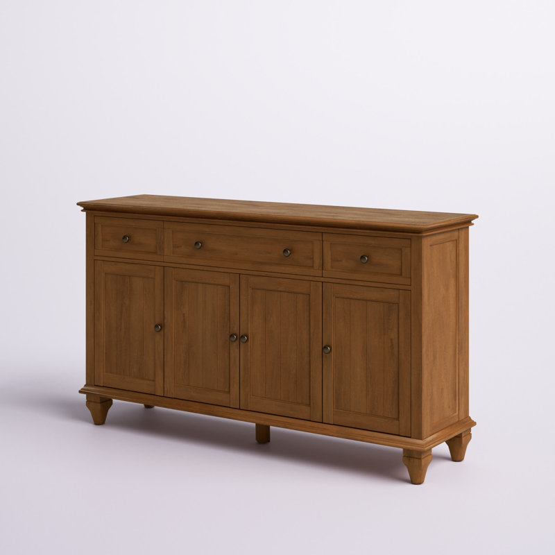 Lark Manor Alvieri 58" Wide 3-Drawer Sideboard