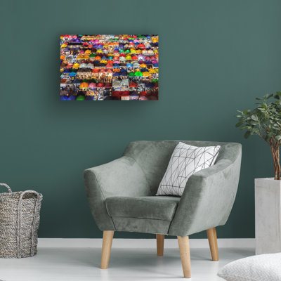 Bolog Prasad Ambati Colorful Market Canvas Art
