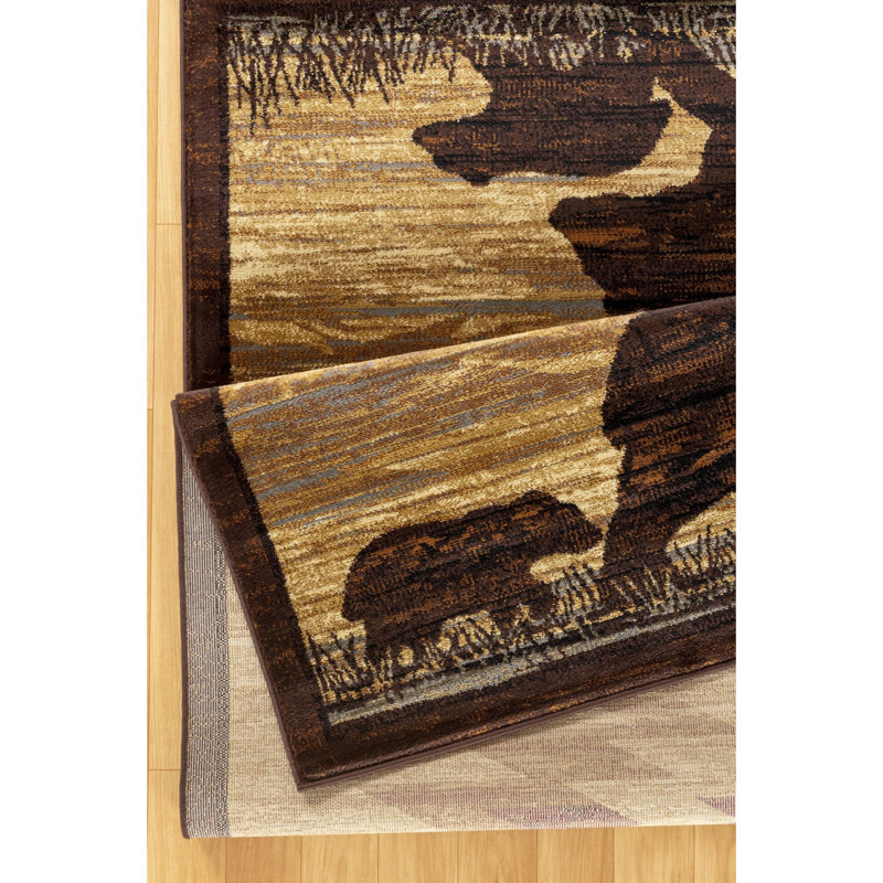 Tapis en polypropylène durable pour le style chalet rustique et les endroits très fréquentés