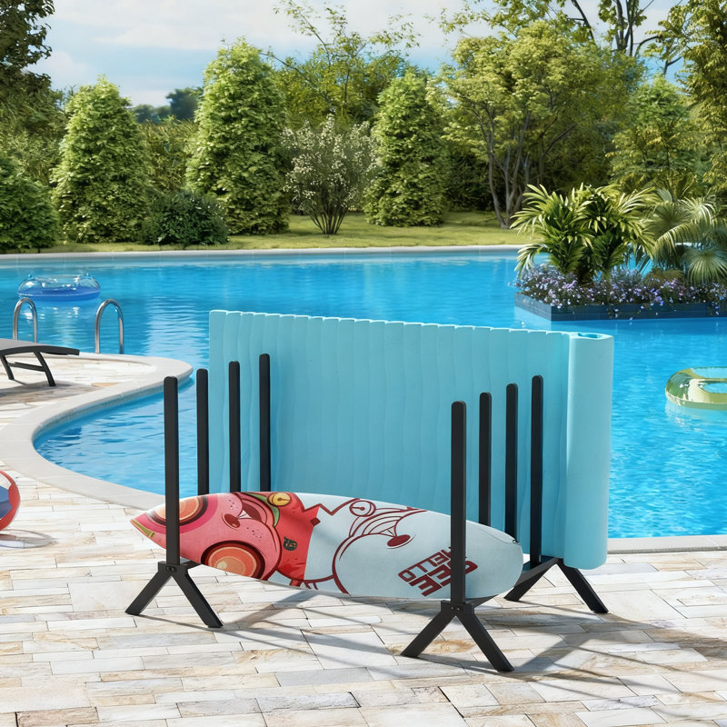 Outdoor Metal Float Holder, Pool Float Storage Rack, Pool Float Caddy (Set Of 2)