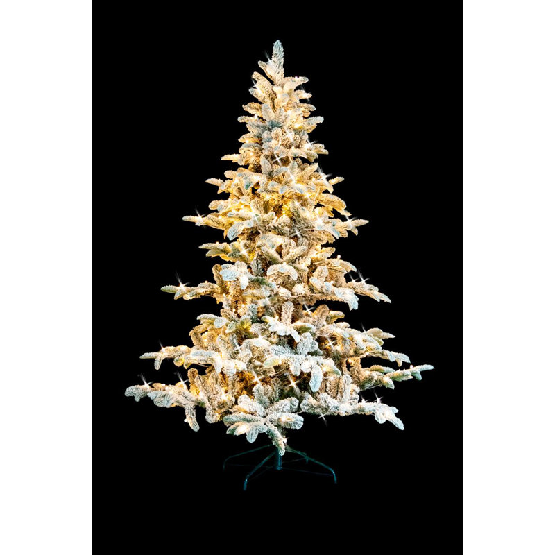 Lighted Artificial Christmas Tree, 7 ft.