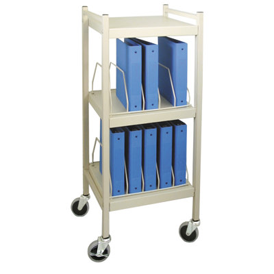 43.75'' H x 19'' W File Cart with Wheels