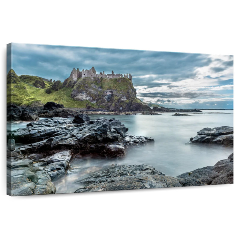 Ravi Irish Dunluce Castle, H 26 po x l 39 po