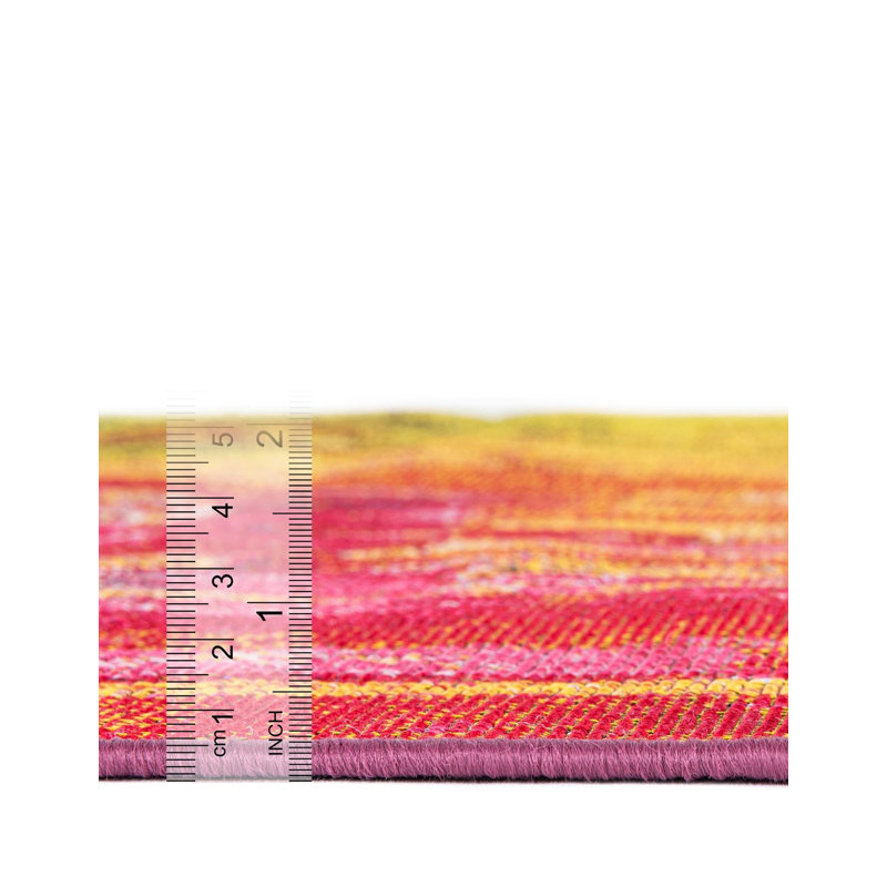 Tapis Glide Hower, Rond 4 pi 1 po