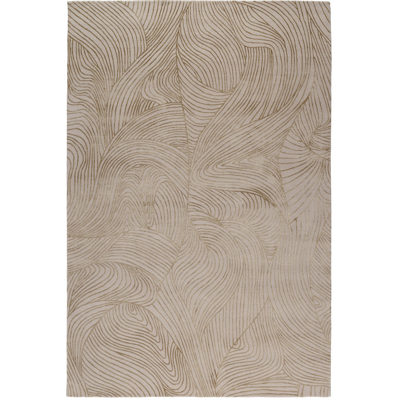 Adam Hunter Waves Honey Area Rug, Rectangle 5' x 7'6"