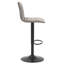 Adelaid Swivel Upholstered Adjustable Height Counter Stool with Metal Frame-1864943535