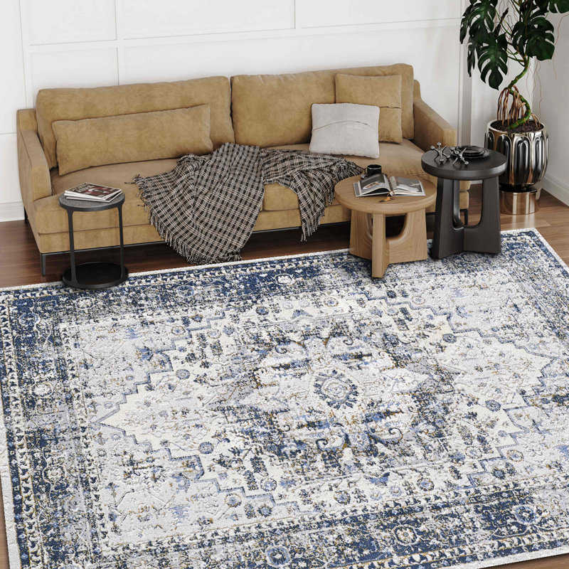 Abstract Indoor Rug, Rectangle 9'5" x 12'5"