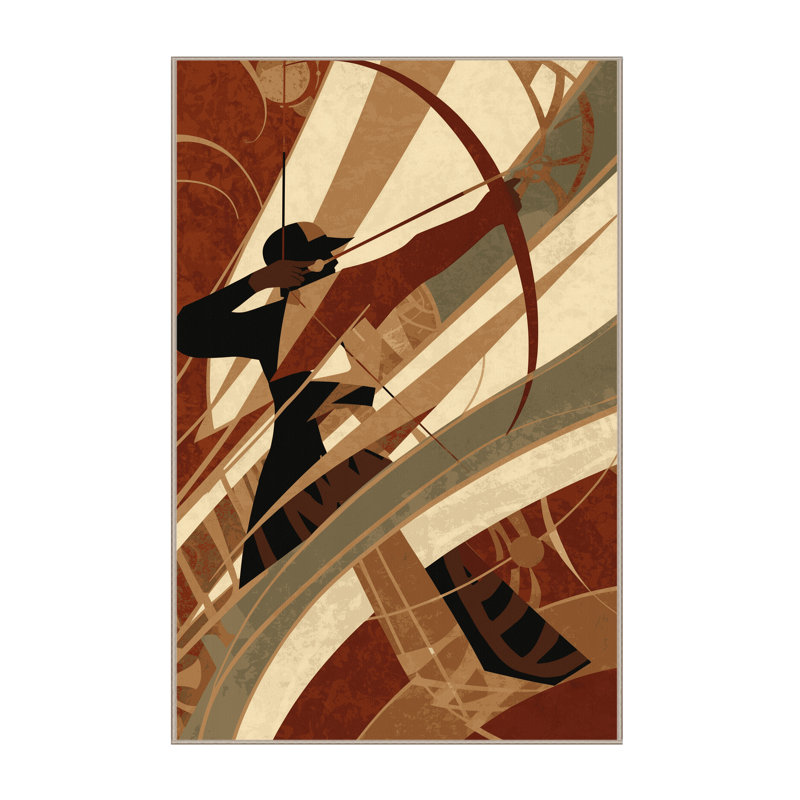 Tapis arc-en-ciel doux moelleux archer Ranger Kelton, 6 X 9