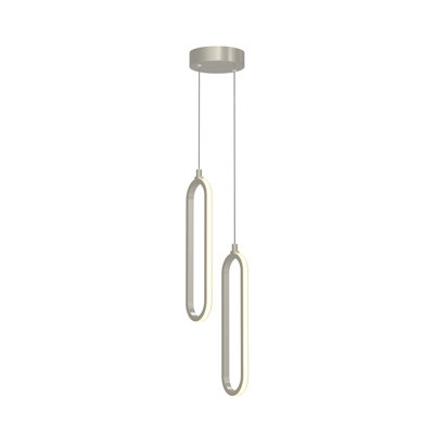 Luminaire suspendu à 2 lumières DEL Zanaia