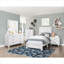 Wood Construction Modern Rustic Twin Size Panel Bed, Bed In A Box, Classic White Finished Bedroom Furniture