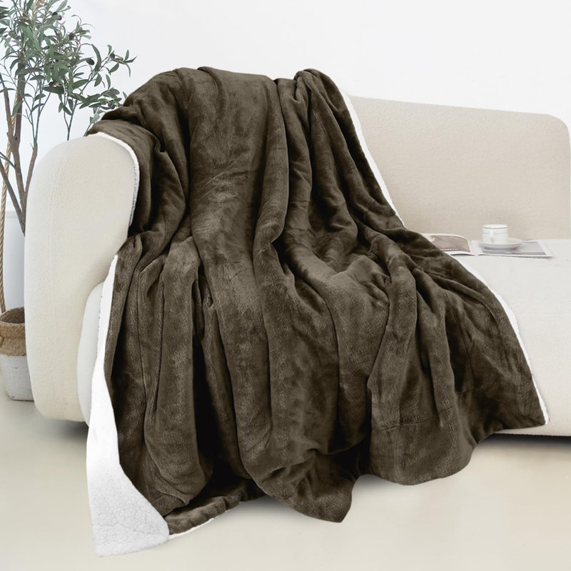 Weighted Throw Blanket, Brown
