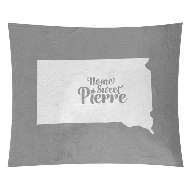 Tapisserie Pierre South Dakota, H 27,5 po x l 37,5 po, Gris