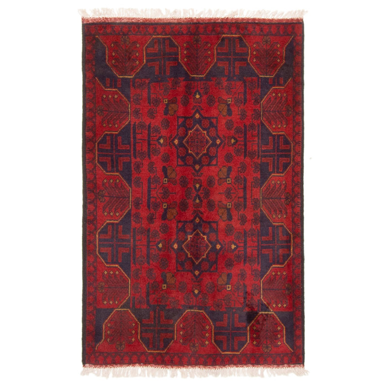 Tapis rouge Finest Khal Mohammadi 2 pi 6 po x 3 pi 11 po