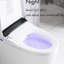Toilette de bidet de luxe avec chasse d'eau automatique, température réglable de la sécheuse, bouton latéral - siège chauffant pour améliorer le confort de la salle de bain, option de télécommande