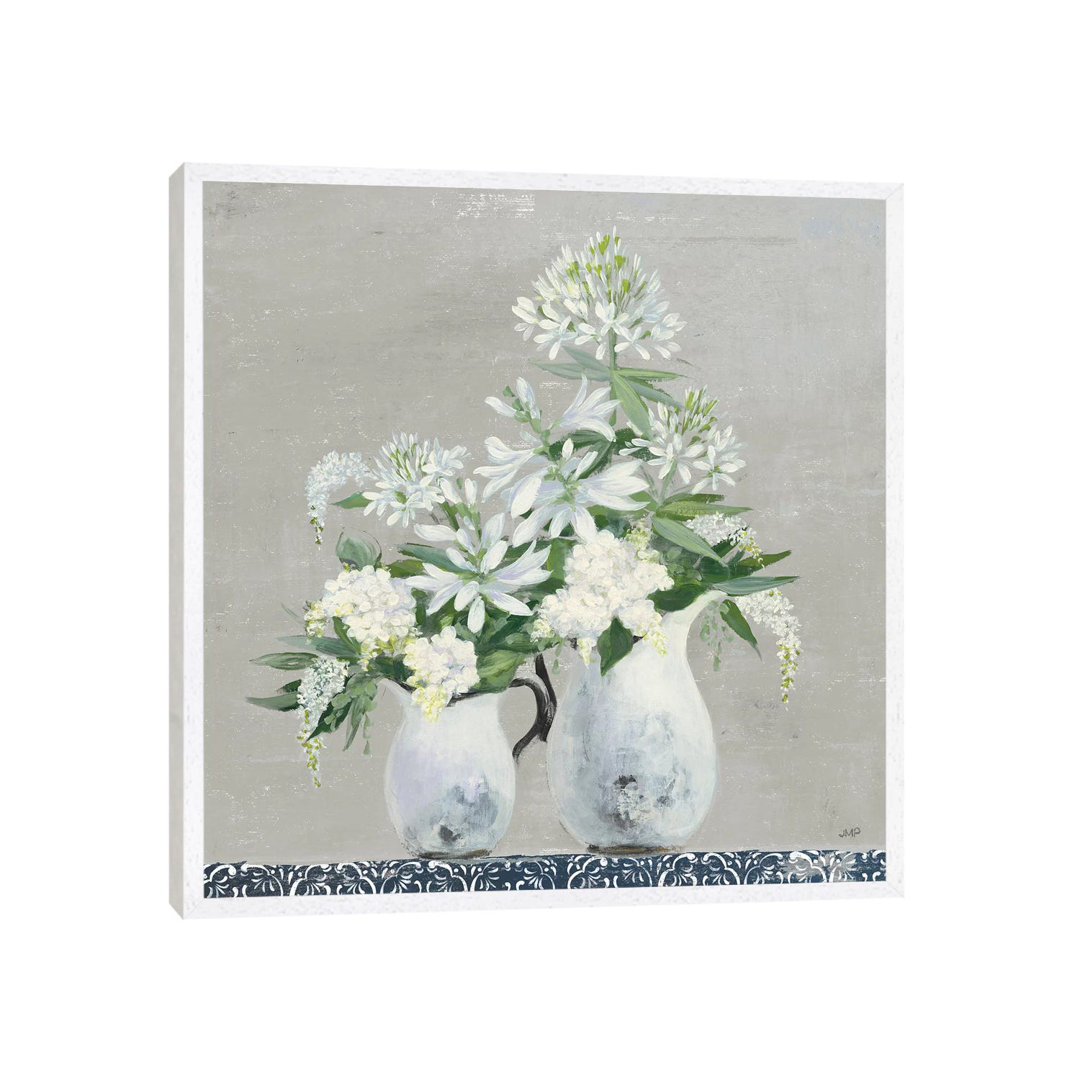 Late Summer Bouquet III With Tile - Art Prints on Canvas