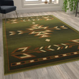 Tapis d'intérieur à motif polyvalent de style sud-ouest Akyah