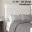 Structure de lit plateforme en velours Mieya-1695723882