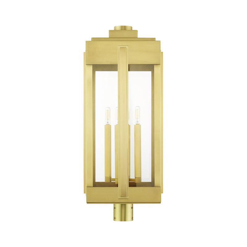 Ikeisha Transparent Lantern Head, Natural Brass