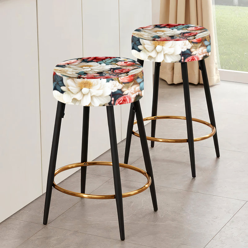 Ensemble de 2 tabourets de bar Boho